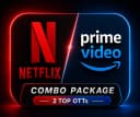 Netflix + Prime Video (Combo Package) logo